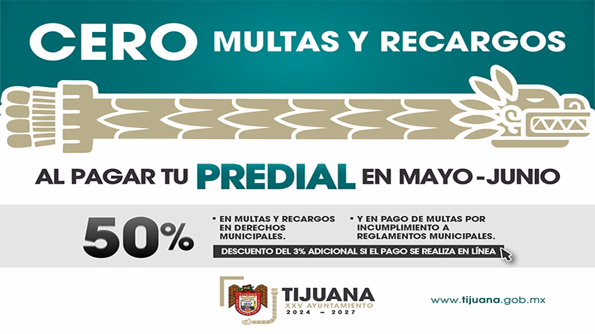 Predial Tijuana - MAYO JUNIO