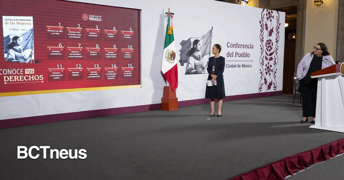 BCTneus - Articulo - Gobierno federal distribuirá millones de Cartillas de Derechos de las Mujeres
