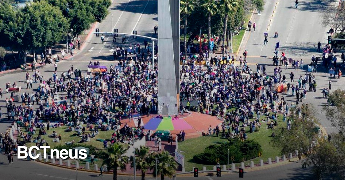 BCTneus - Articulo - Marcha 8M en Tijuana transcurre con seguridad y sin incidentes