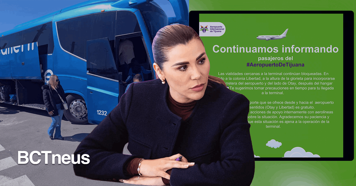 BCTneus - Articulo - Gobierno del Estado Habilita Transporte Gratuito ante Bloqueos en Carretera al Aeropuerto