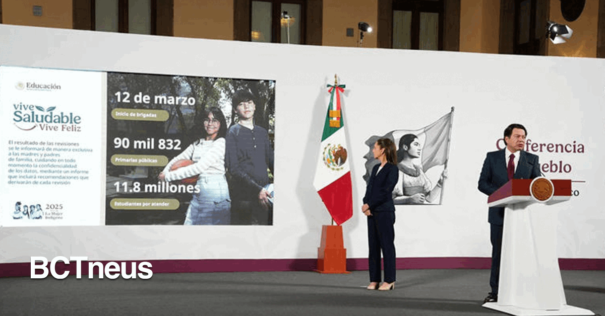 BCTneus - Articulo - Sheinbaum lanza campaña nacional de salud infantil “Vive saludable, Vive feliz”