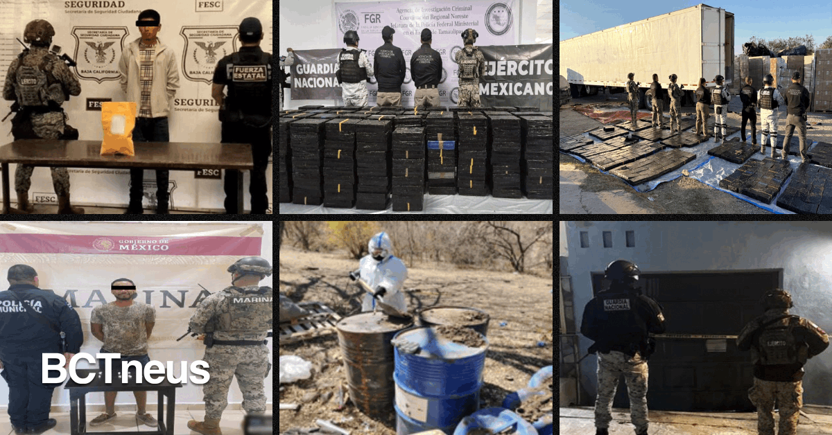 BCTneus - Articulo - Más de 1,300 detenidos y 1,250 armas aseguradas en “Operación Frontera Norte”