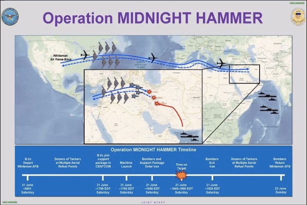 Articulo - EE.UU. bombardea más de 100 hectáreas instalaciones nucleares en Irán