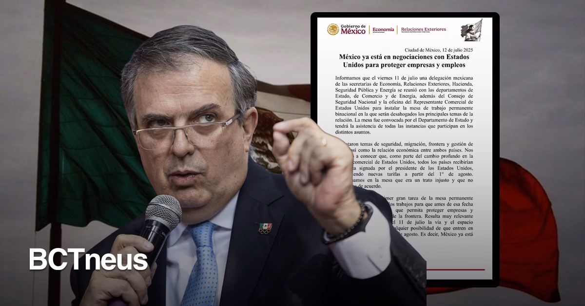 Articulo - Ebrard confirma negociaciones con EE.UU. para evitar aranceles