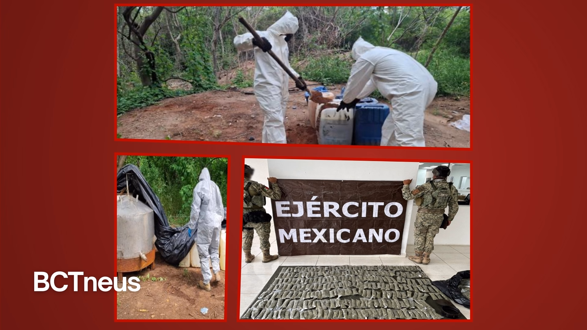 Articulo - Operación Frontera Norte: golpes al crimen por 109 mdp el fin de semana