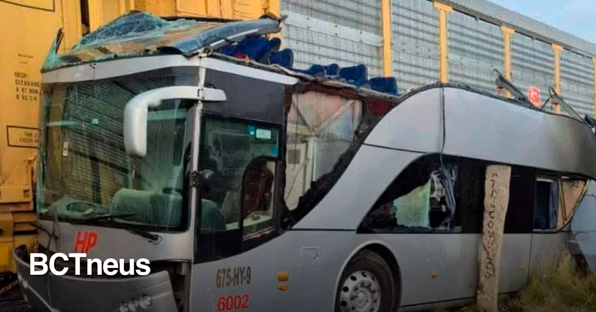 Articulo - Ocho fallecidos y decenas de heridos tras choque de autobús con tren en Edomex
