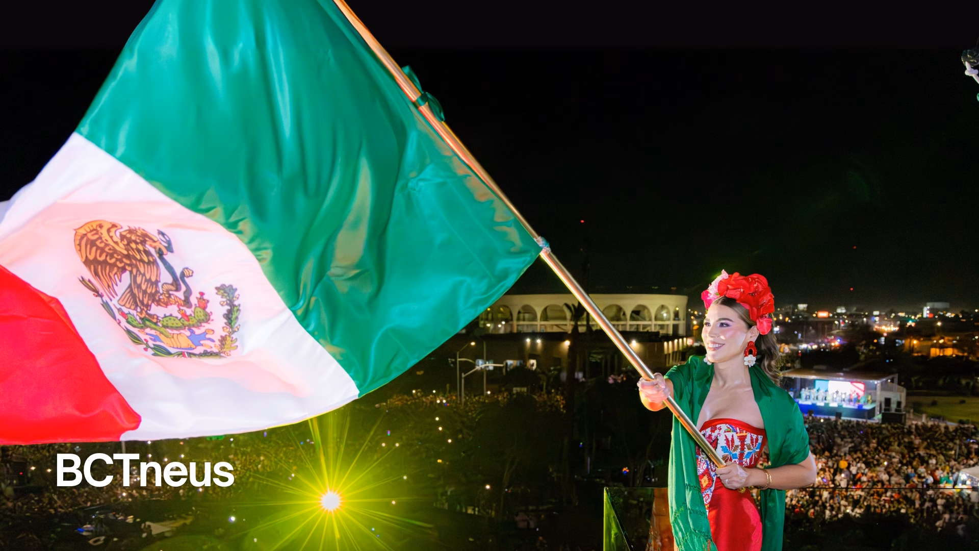 Articulo - Dan Grito de Independencia 100 mil bajacalifornianos con Marina del Pilar