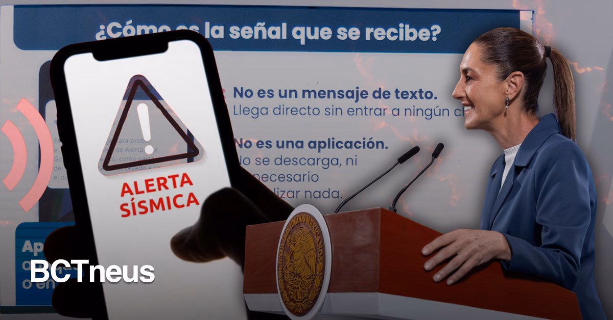 Articulo - Alerta sísmica llegará a 80 millones de celulares en el Segundo Simulacro Nacional 2025: Sheinbaum