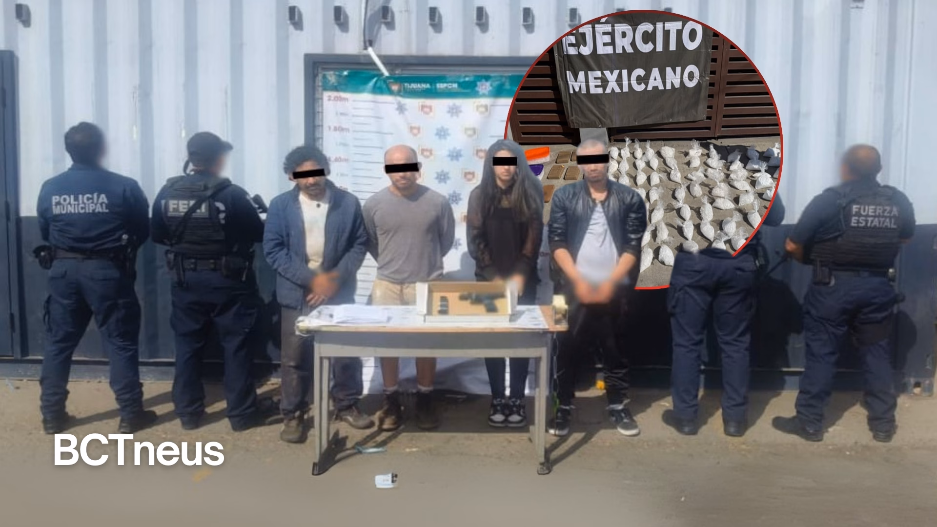 Articulo - Sacan fuerzas federales 260 mdp del mercado criminal con operativo en siete estados