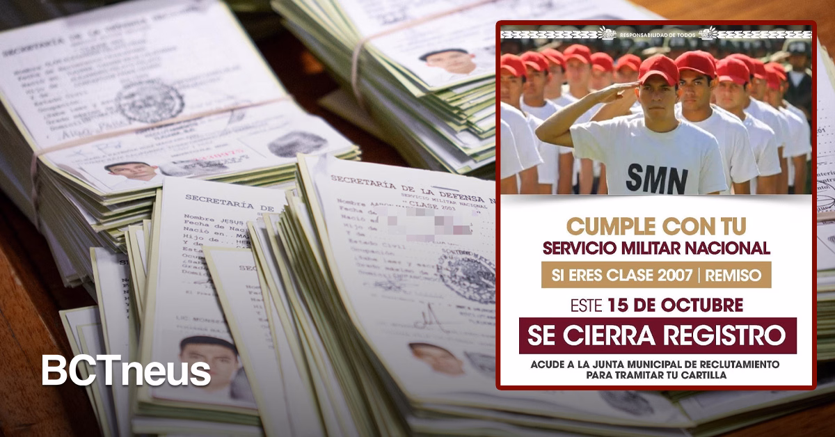 Articulo - Últimos días para jóvenes de la clase 2007 a tramitar su Cartilla del SMN