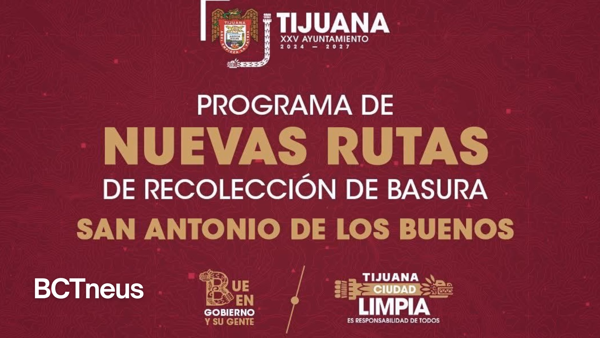 Articulo - Gobierno de Tijuana amplía servicio de recolección con 36 nuevas rutas en San Antonio de los Buenos