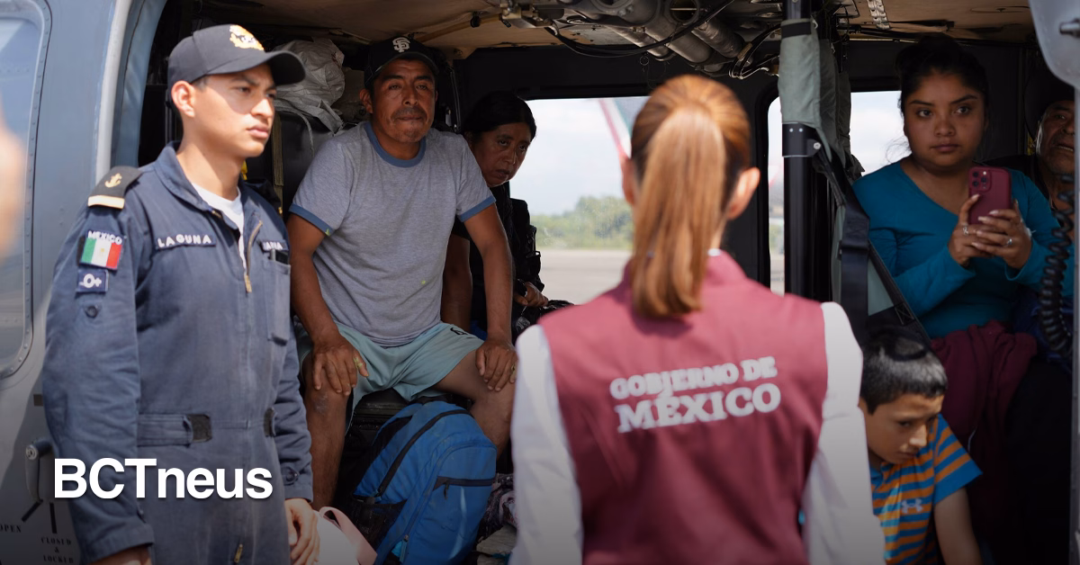 Articulo - Sheinbaum recorre Poza Rica para coordinar atención a damnificados