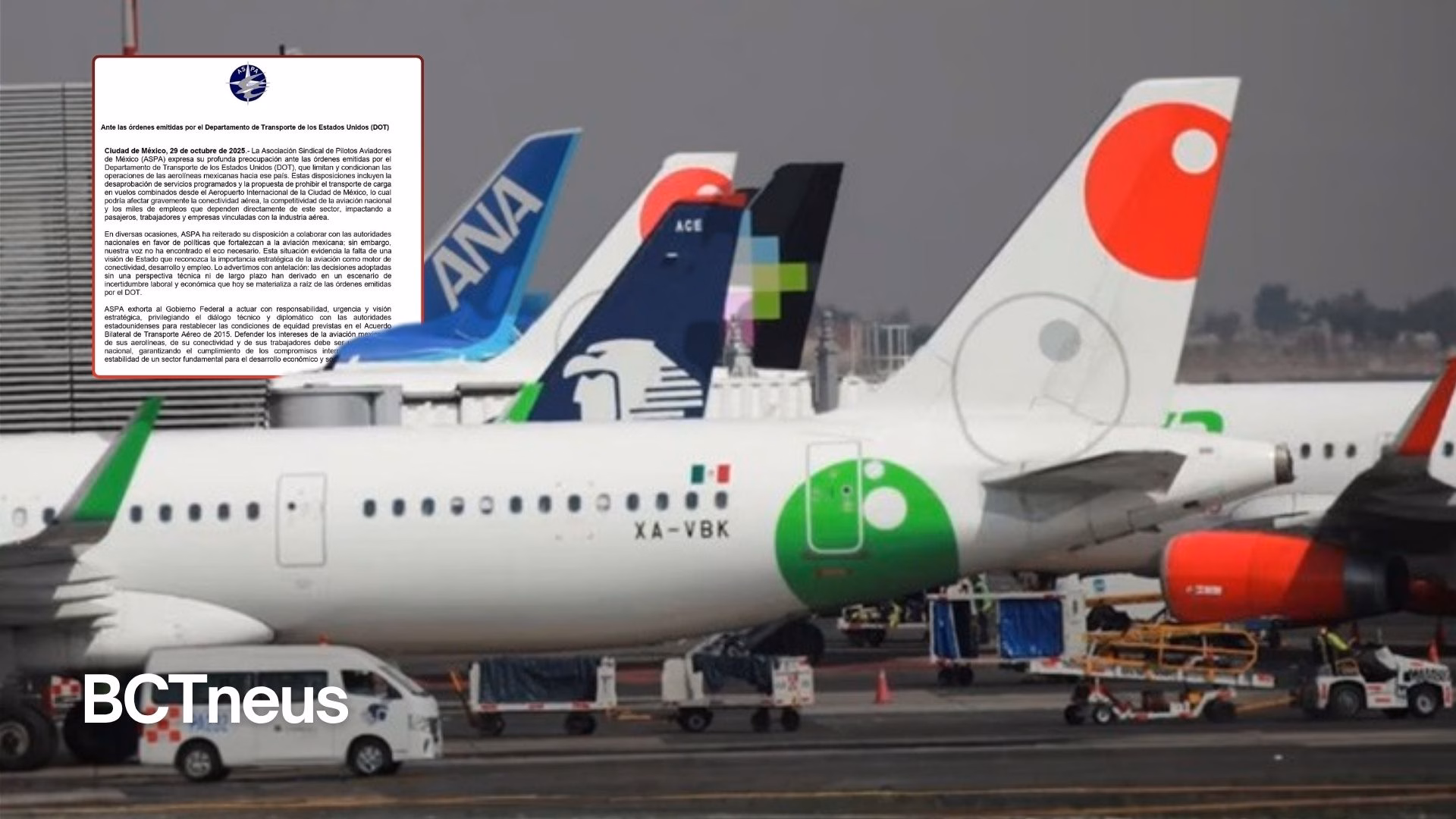 Articulo - Restricciones de EE. UU. afectan a aerolíneas mexicanas y conectividad aérea