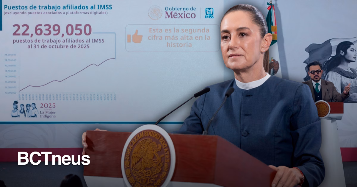 Articulo - Empleo formal alcanza cifra récord con más de 22.6 millones de puestos afiliados al IMSS