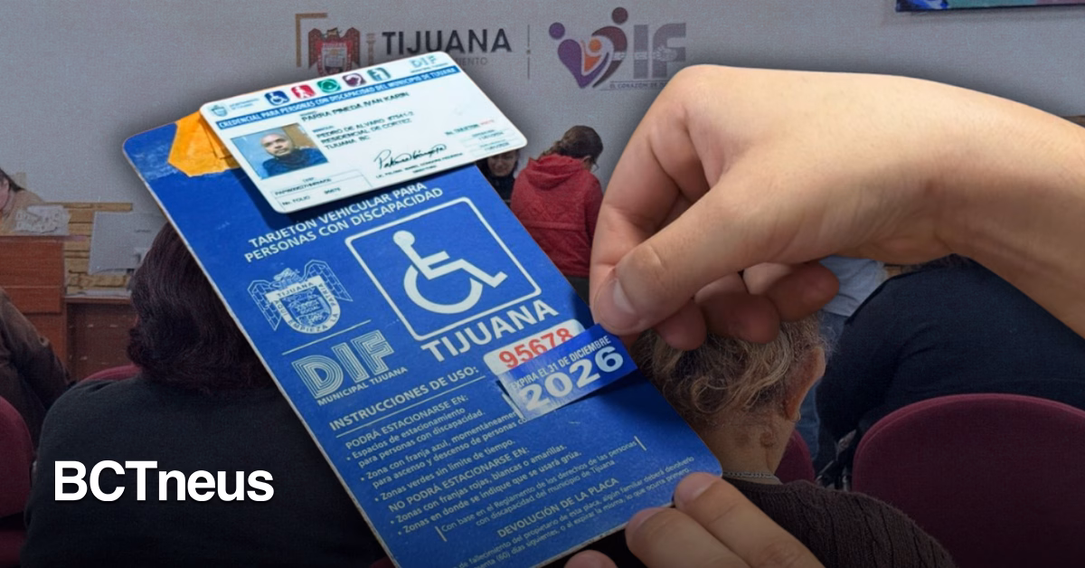 Articulo - Comienza actualización 2026 del tarjetón de discapacidad en DIF Tijuana