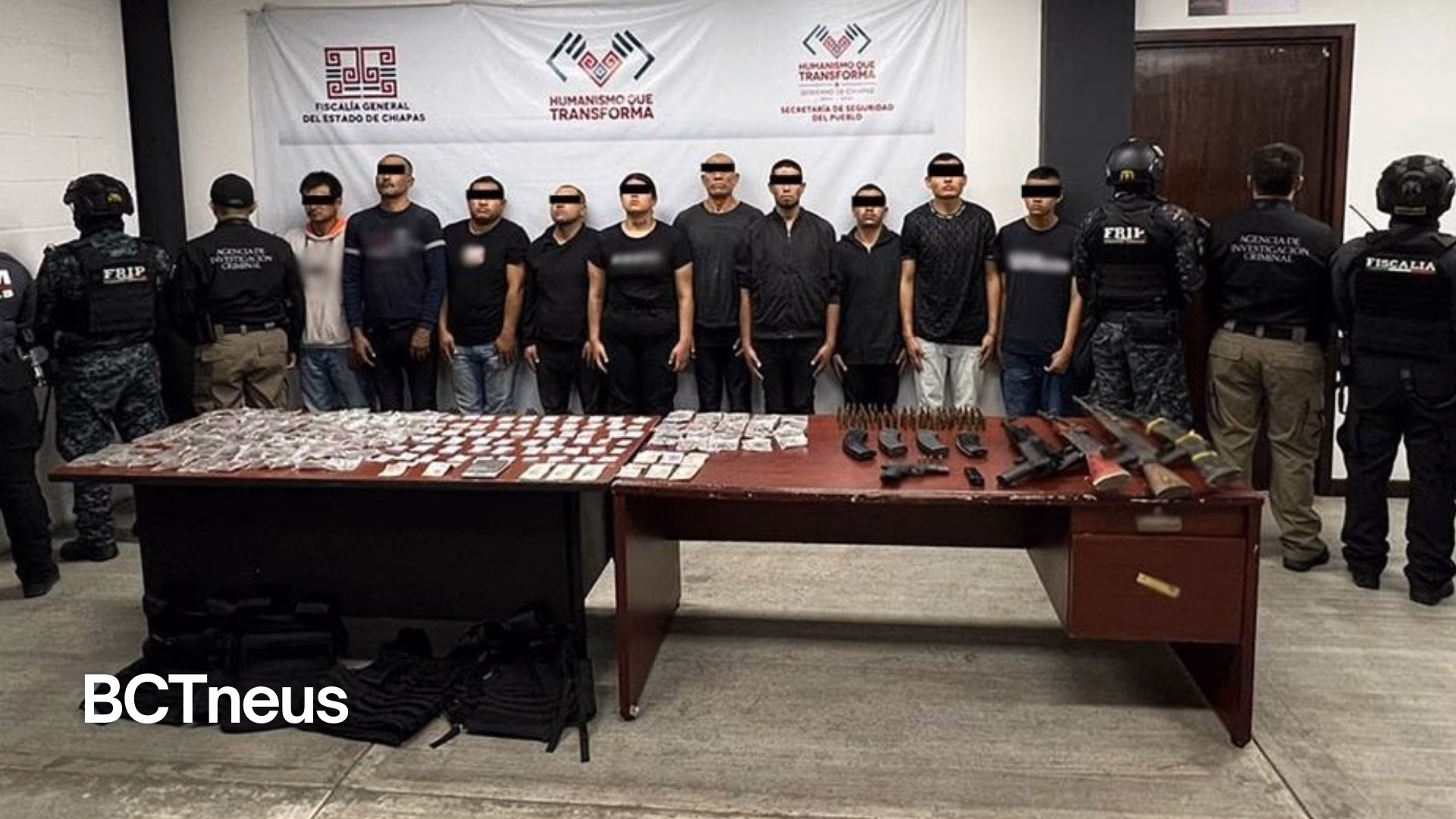 Articulo - Caen 12 integrantes del Cartel de Jalisco durante operativo en Chiapas