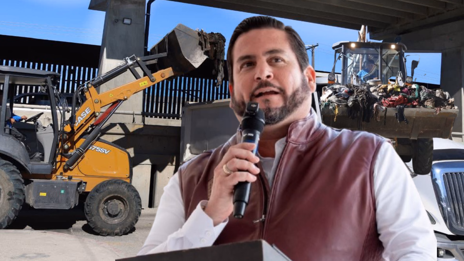 Articulo - Limpian avenida Internacional: Burgueño informa retiro de escombro y basura