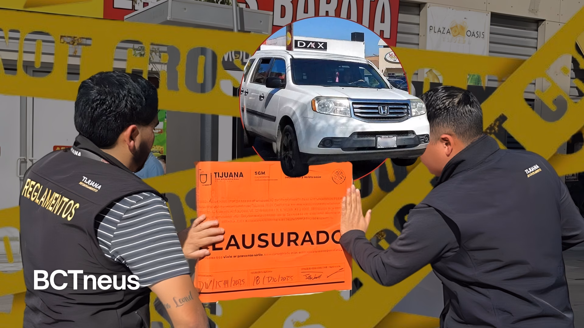 Articulo - Ayuntamiento de Tijuana clausura temporal estacionamientos de seis plazas comerciales por irregularidades