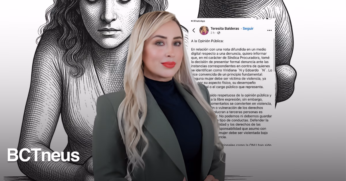 Articulo - “Ninguna mujer debe ser violentada”  Síndica alza la voz  y lleva caso a las  autoridades