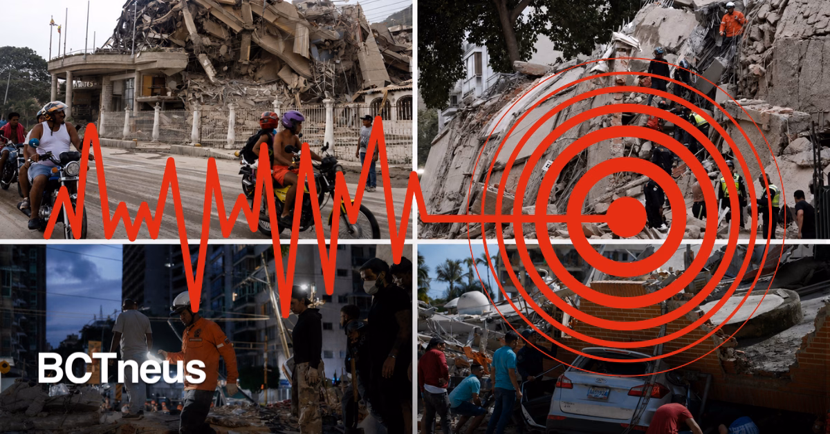 Articulo - Aumenta la tragedia en Venezuela: 188 muertos y más de mil 500 heridos tras los terremotos