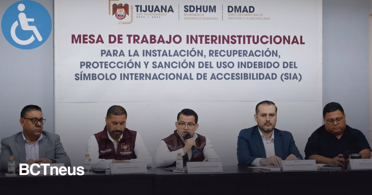 Articulo - Alcalde de Tijuana encabeza mesa de trabajo para proteger espacios de discapacidad.