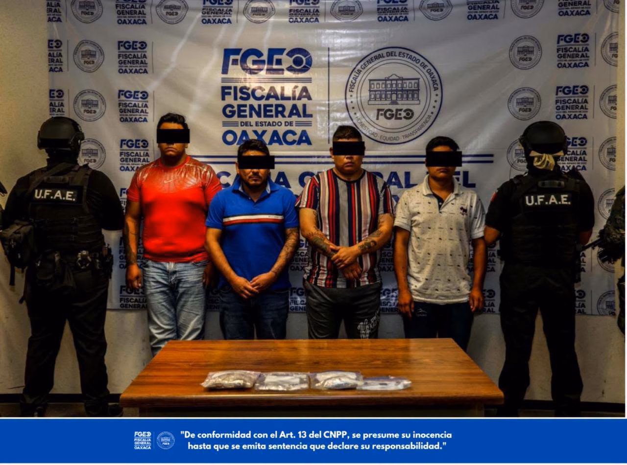 Articulo - Desmantelan red criminal en Oaxaca y caen cuatro operadores clave tras 12 cateos simultáneos