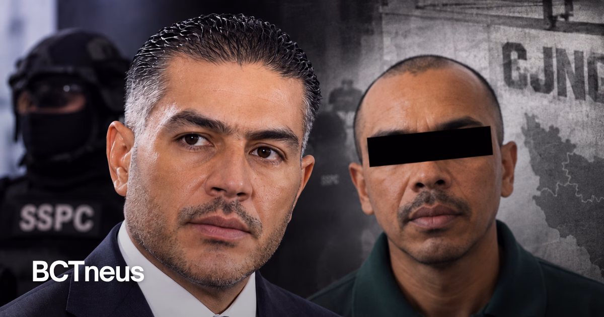 Articulo - García Harfuch confirma detención de “El Señor de la T”, presunto coordinador regional del CJNG en Michoacán
