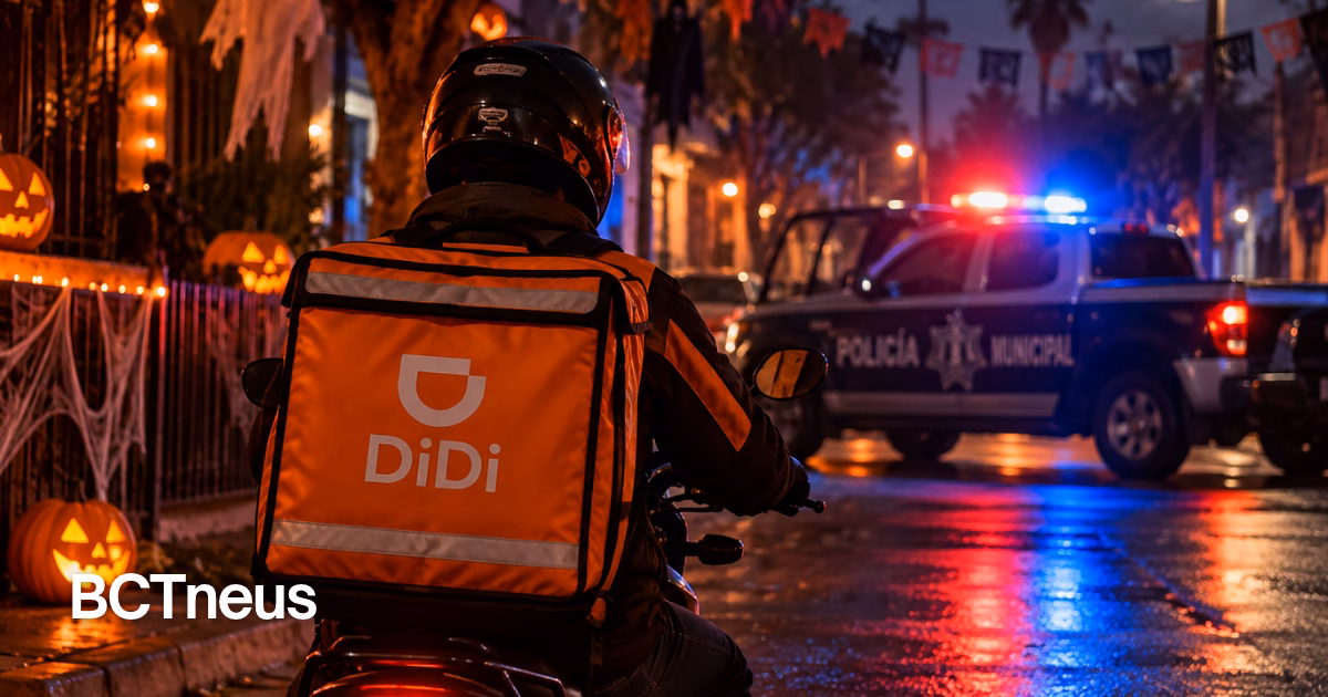 Articulo - ¡De DiDi al más allá hay un sólo descuido! Advierten a repartidores en Tijuana por Halloween