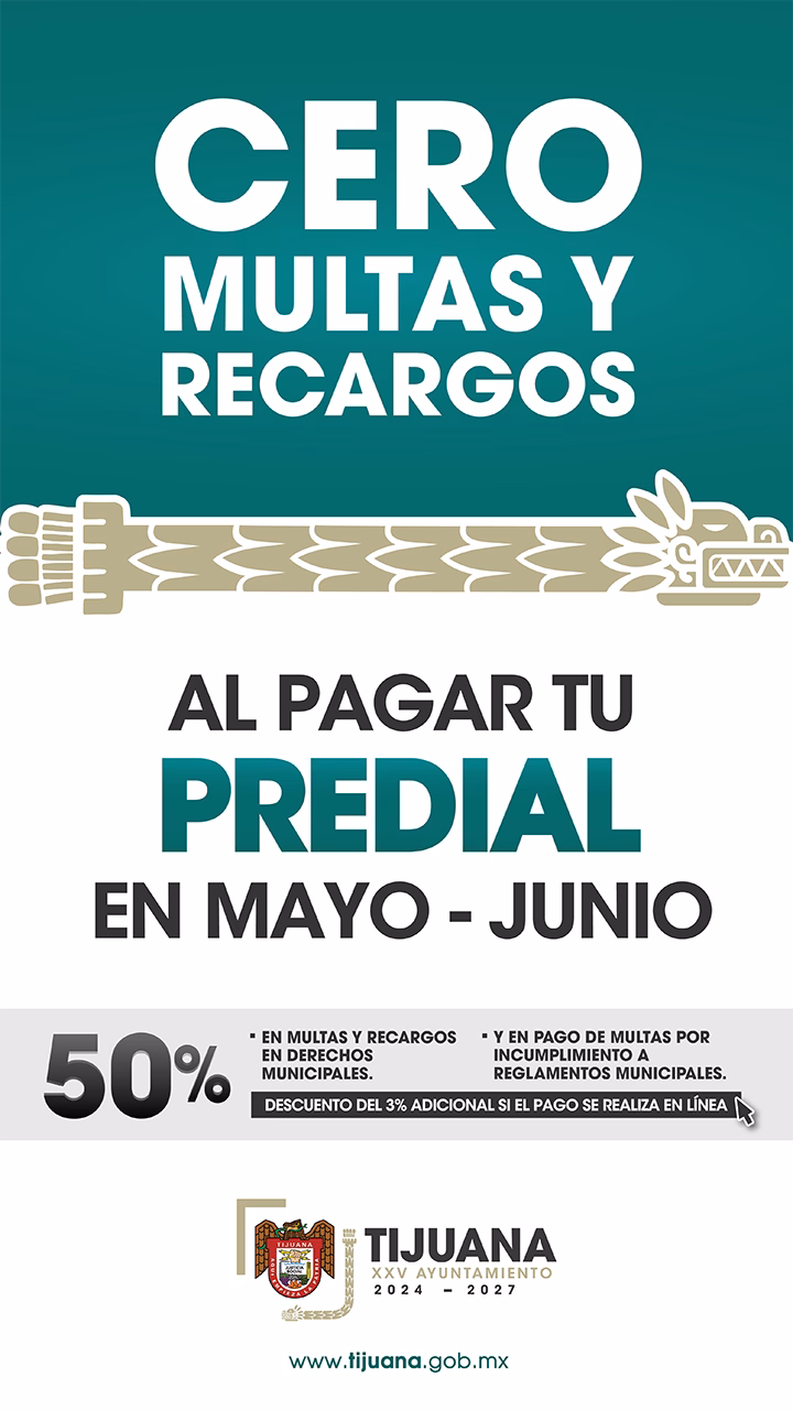 Predial Tijuana - MAYO JUNIO