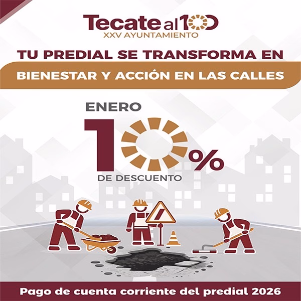 Predial Tecate Enero 