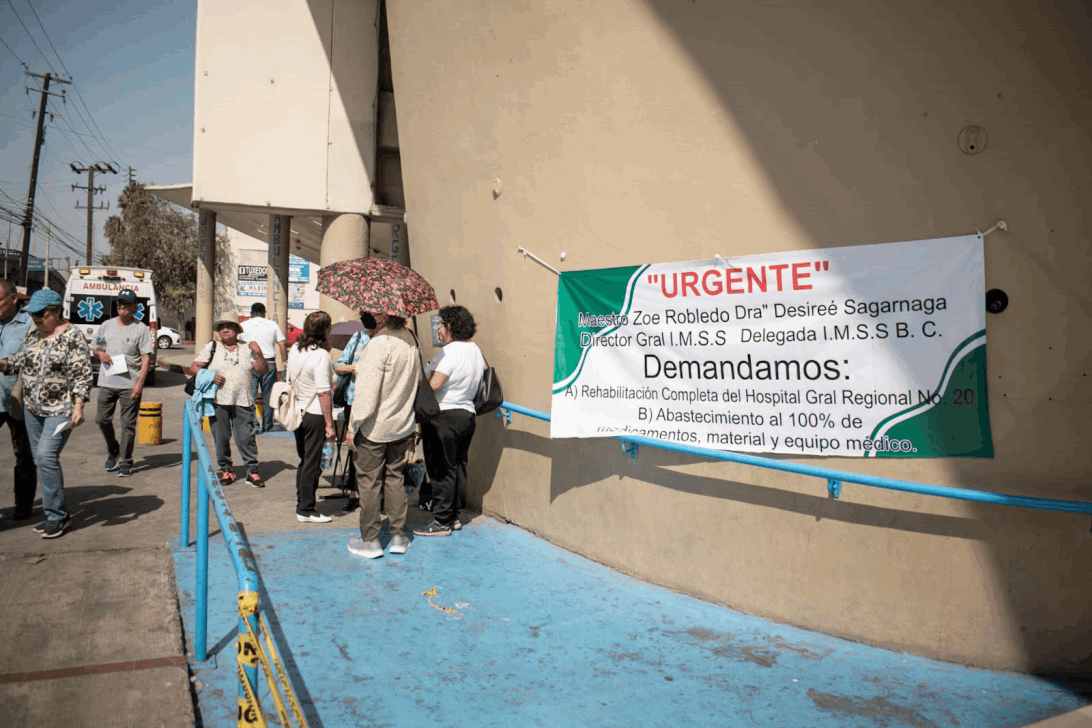 Derechohabientes y jubilados del IMSS protestan por falt... - BCTneus™