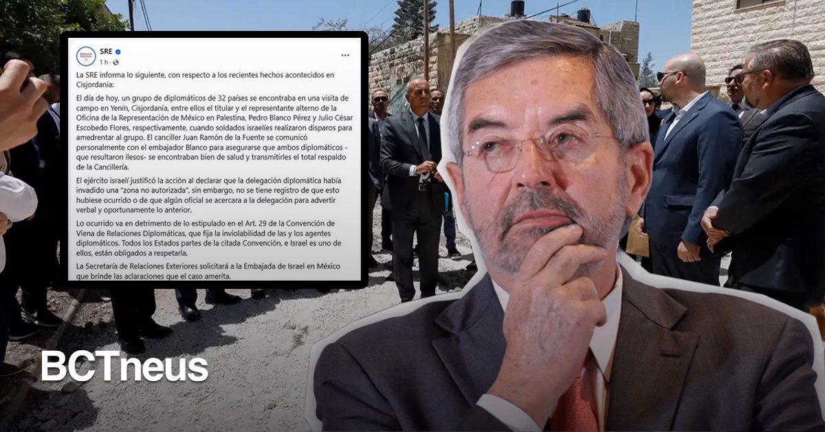 Articulo - México exige a Israel aclarar ataque contra delegación diplomática en Cisjordania