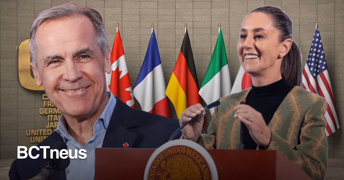 Articulo - Primer ministro de Canadá  invita a Sheinbaum a la Cumbre del G7