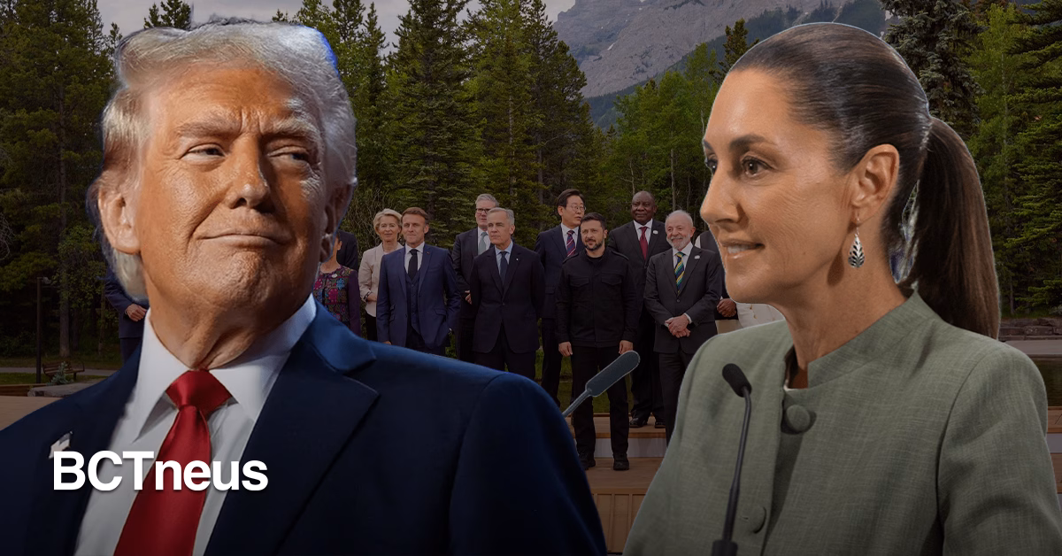 Articulo - Sheinbaum y Trump conversan por teléfono tras cancelación de reunión en el G7