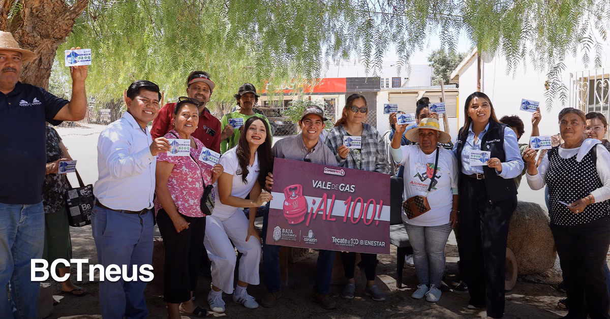 Articulo - Gobierno de Tecate entrega más de 70 vales de gas en comunidades rurales