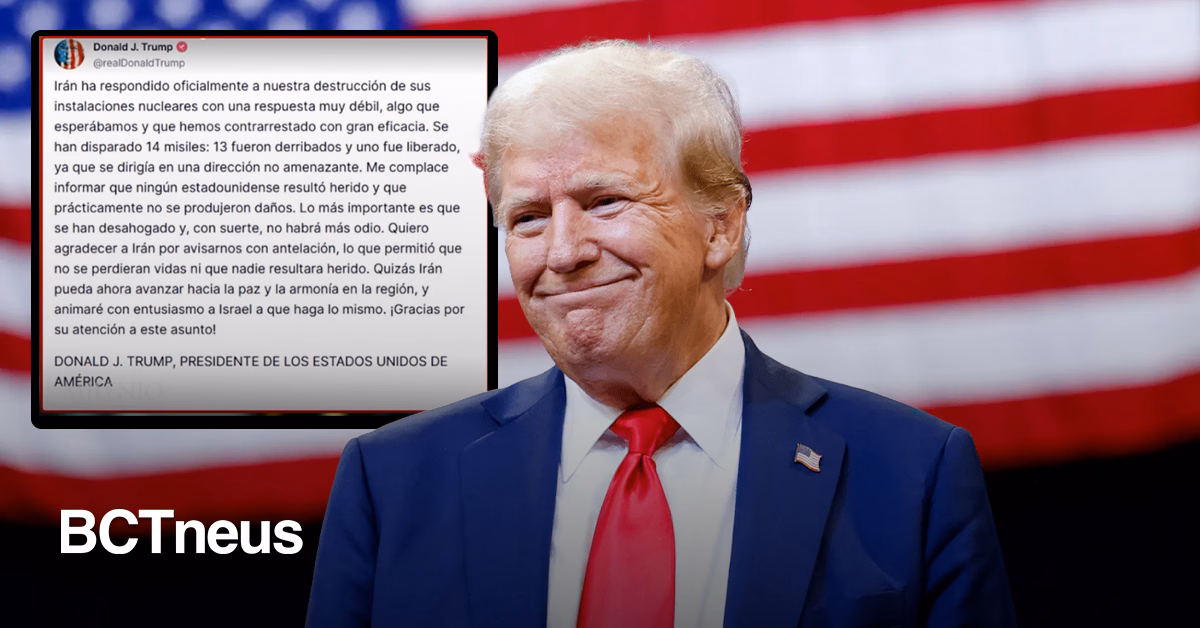Articulo - Trump minimiza ataque iraní en Qatar y anuncia esfuerzos diplomáticos por la paz