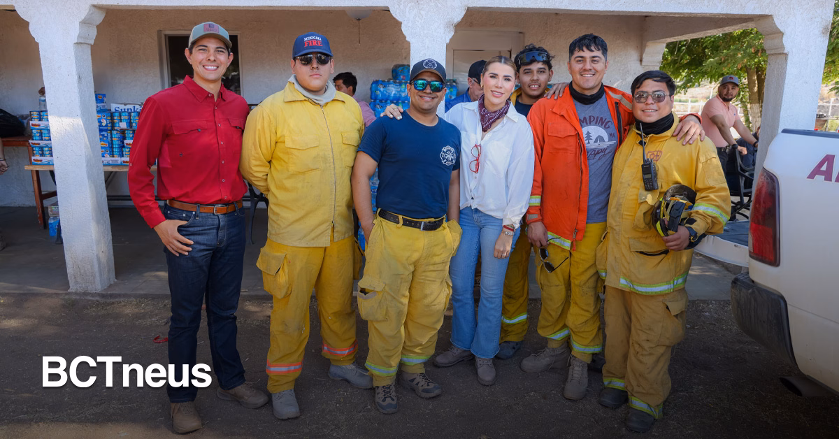 Articulo - Despliegan más de 250 brigadistas para controlar incendio en La Rumorosa