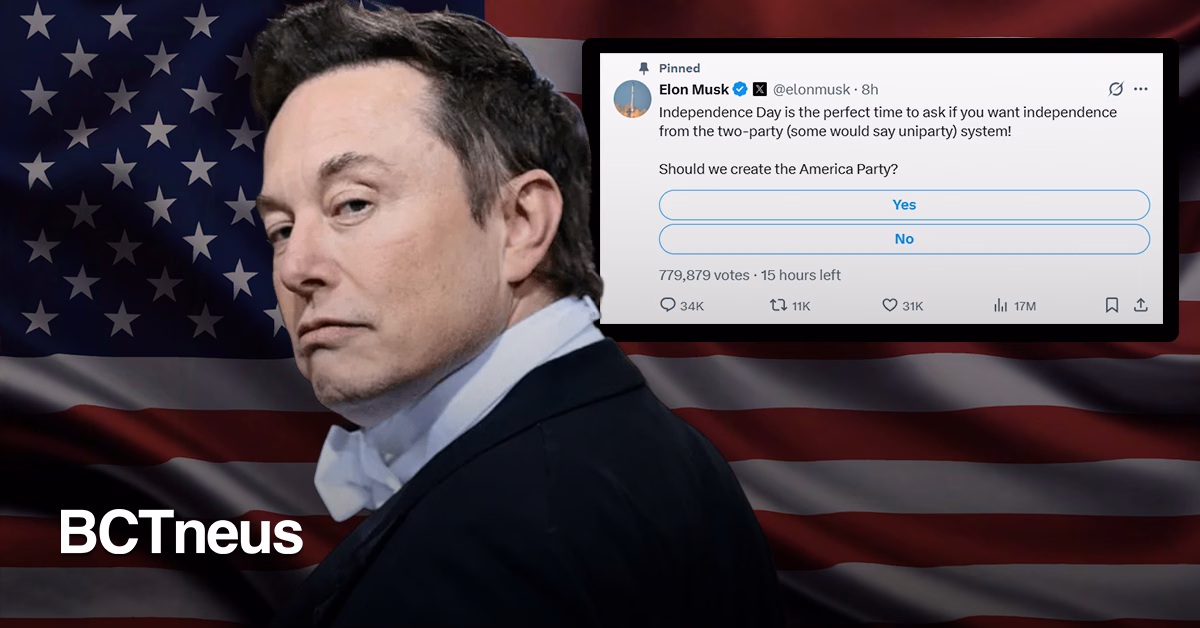 Articulo - Musk lanza encuesta para fundar el “American Party” y desafiar al bipartidismo