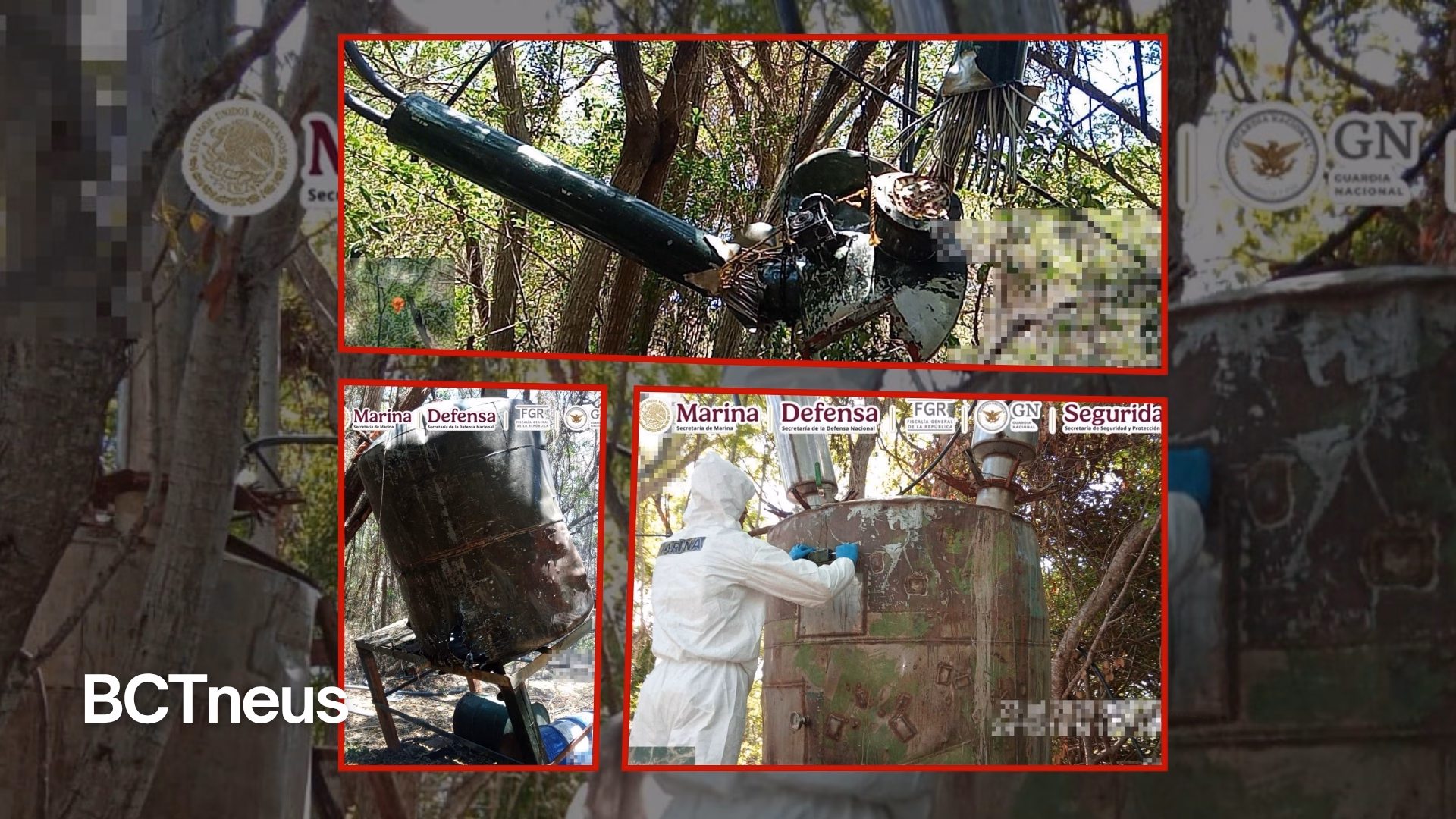 Articulo - Aseguran 4 mil 900 kilos de metanfetamina y neutralizan dos narcolaboratorios en Culiacán