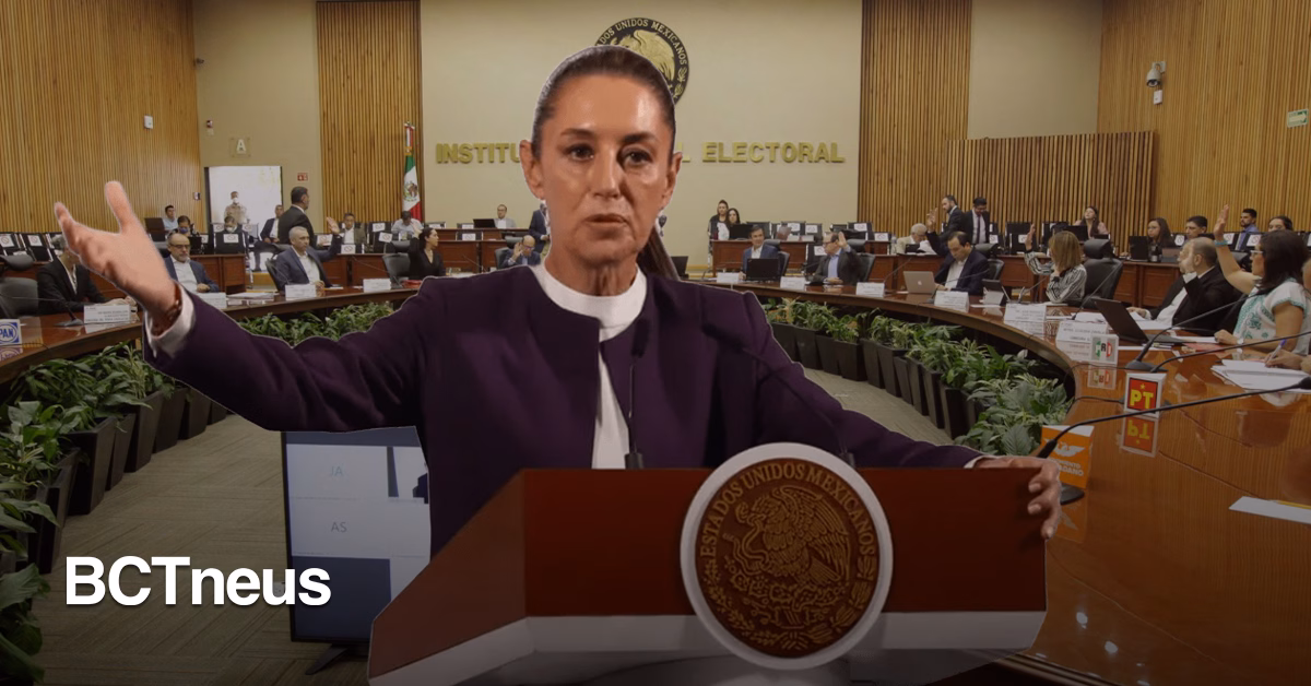 Articulo - Presidenta cuestiona decisiones "contradictorias" del INE sobre elección del Poder Judicial