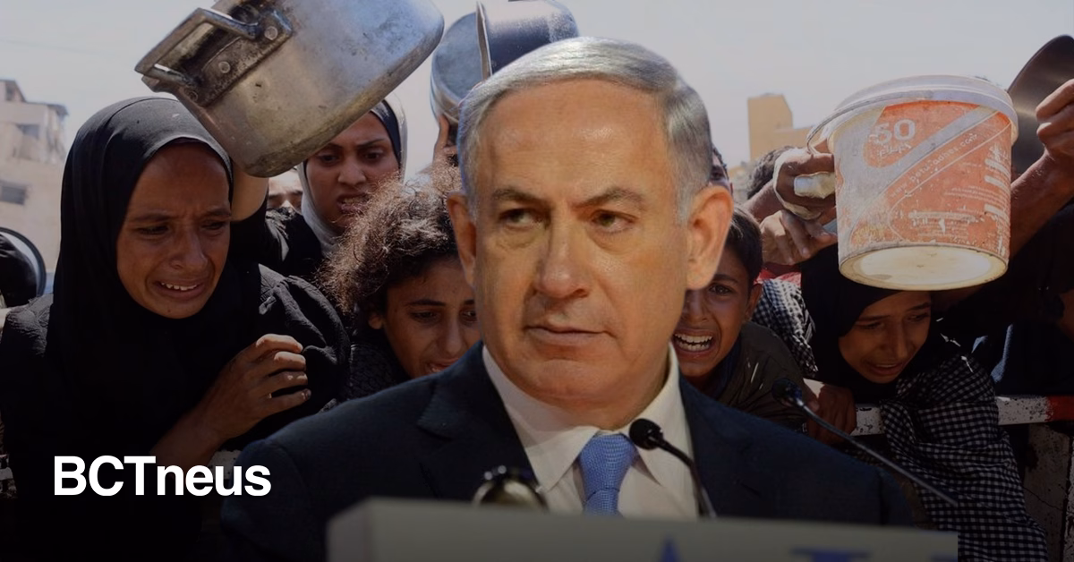 Articulo - “Nos difaman como en el Holocausto”: Netanyahu niega hambruna en Gaza