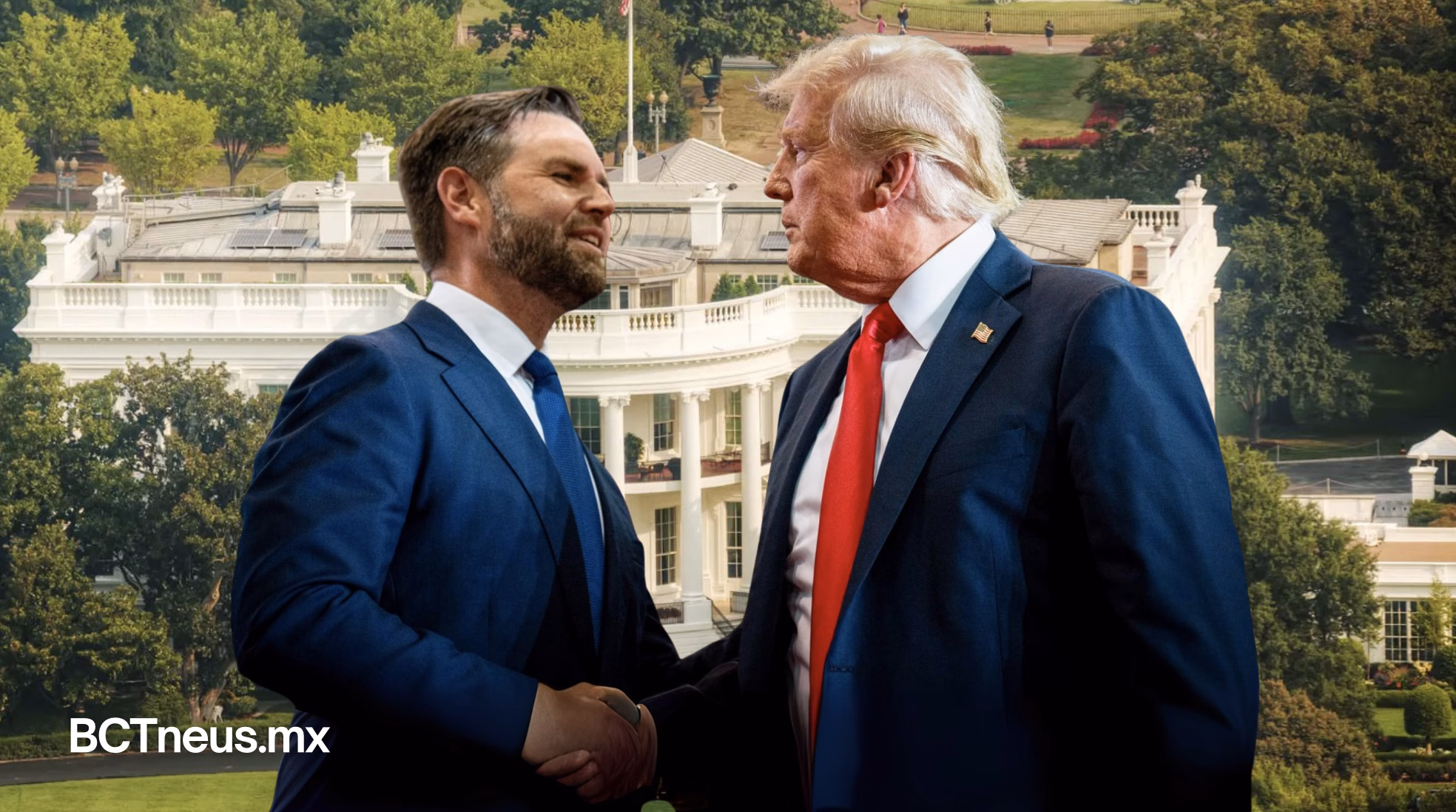 Articulo - Trump levanta la mano de vicepresidente J.D. Vance como su sucesor en 2028