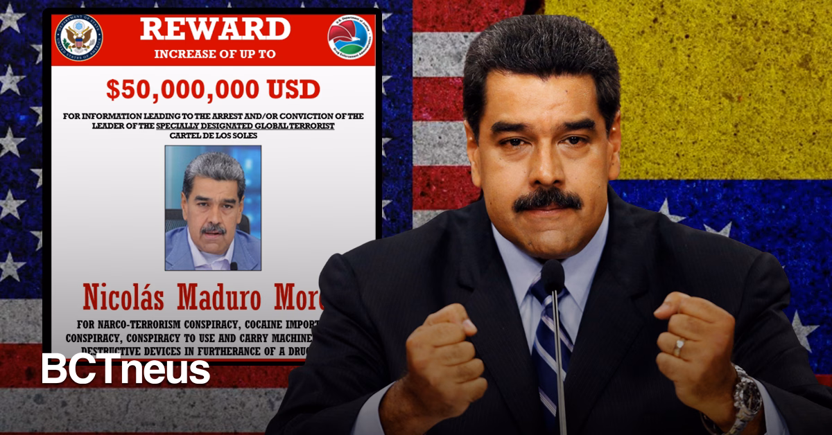Articulo - EE.UU. duplica recompensa por Maduro; lo vinculan al Cártel de Sinaloa