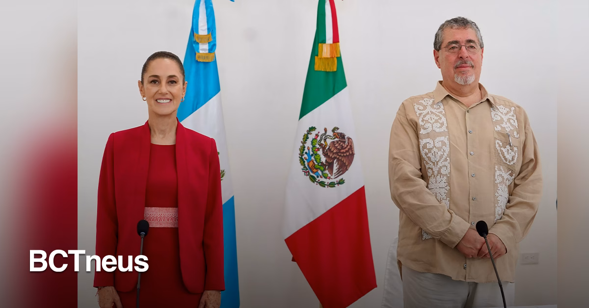 Articulo - Arévalo celebra visita de Claudia Sheinbaum a Guatemala y destaca compromiso binacional