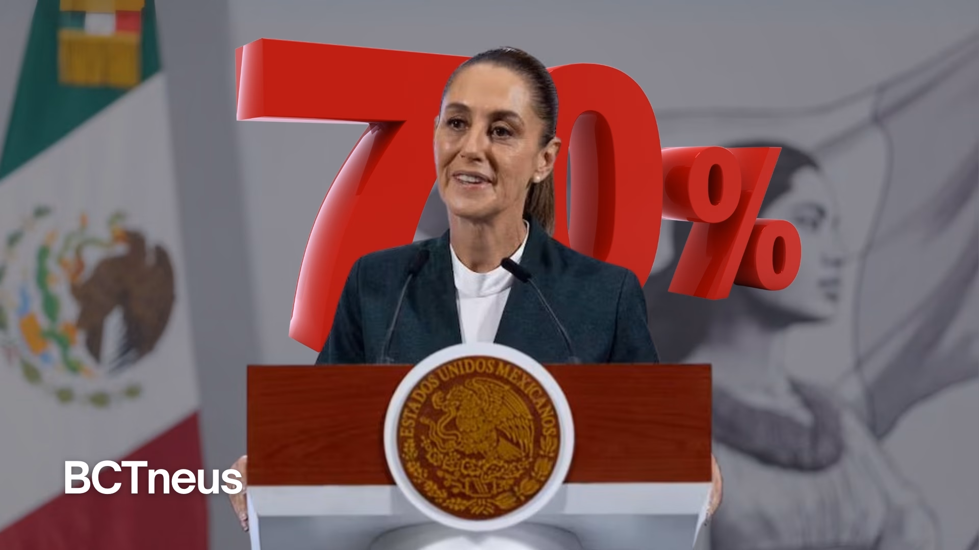 Articulo - Sheinbaum llega a su Primer Informe con alta aprobación ciudadana: 70 % respalda su gestión