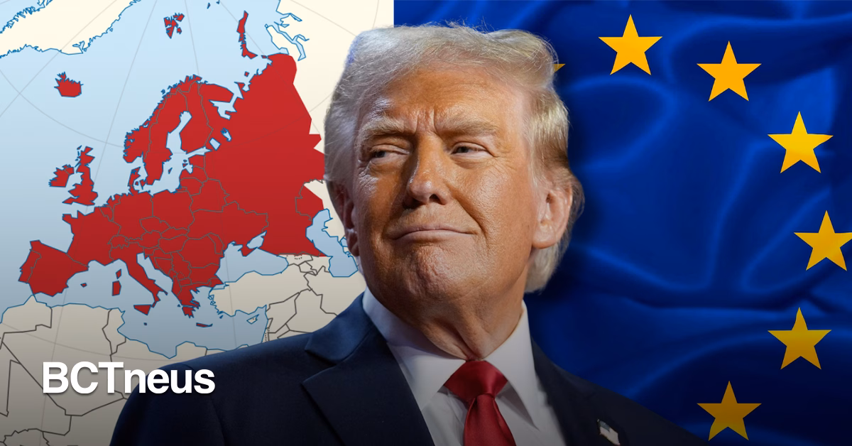 Articulo - Trump presume respeto internacional y bromea con ser "presidente de Europa"