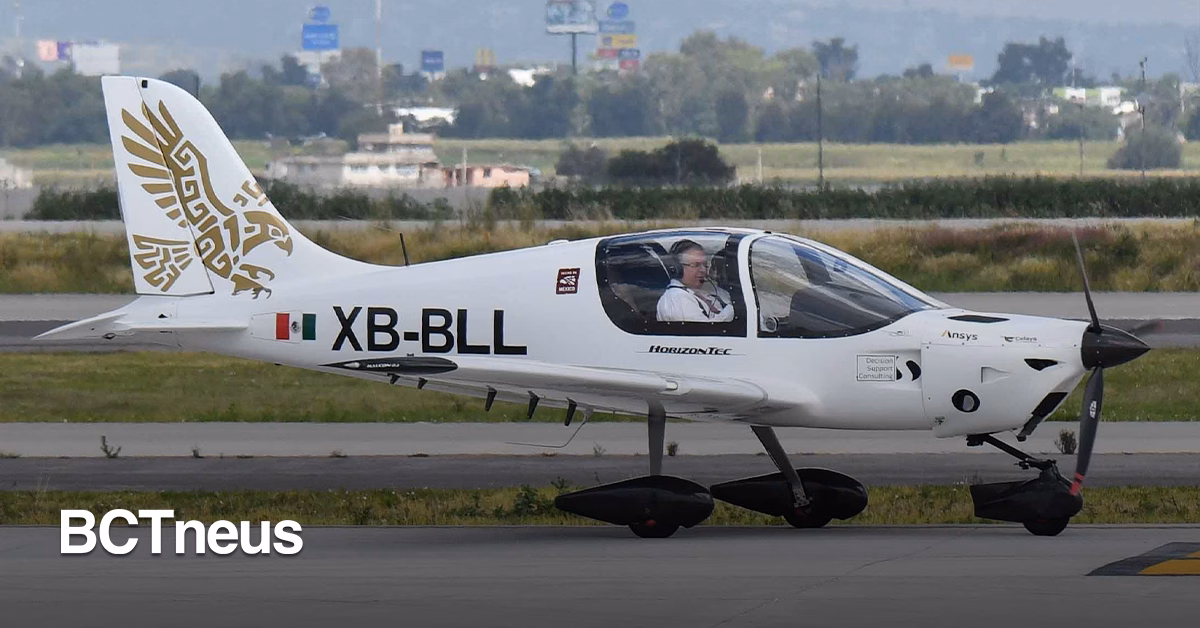 Articulo - Presentan en el AIFA el Halcón 2.1, primer avión mexicano en casi 70 años