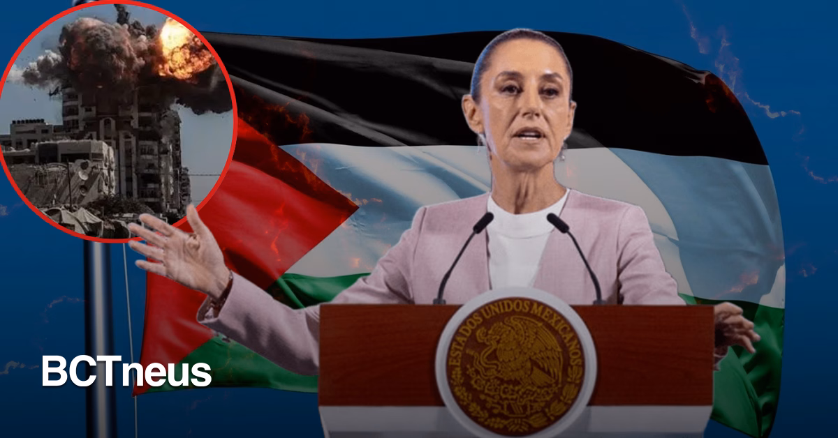 Articulo - Sheinbaum exige freno al genocidio en Gaza y reconoce por primera vez a embajadora palestina