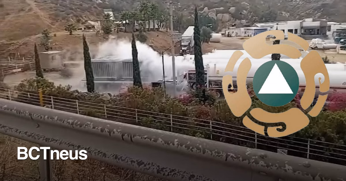 Articulo - Descarta Bomberos de Tecate fuga de gas en carretera a Tijuana