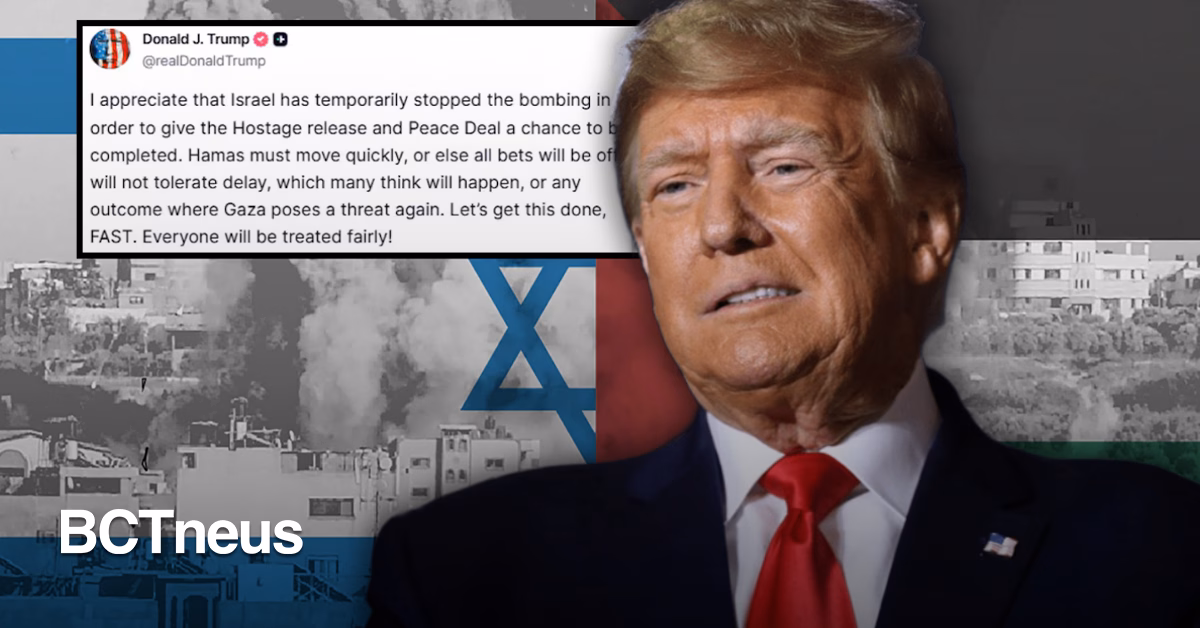 Articulo - Israel detiene bombardeos en Gaza; Trump respalda inicio de negociaciones de paz